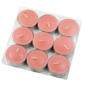 Decorative White and Color Paraffin Wax Candle Tea Light